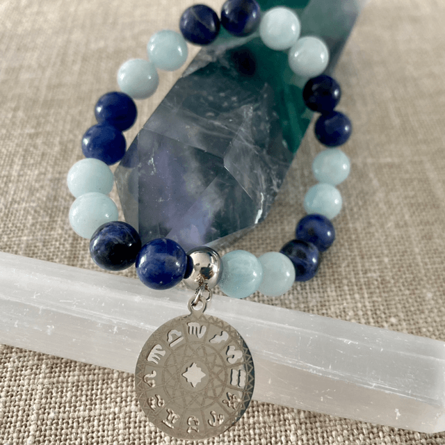 Sodalite et Aigue-Marine 