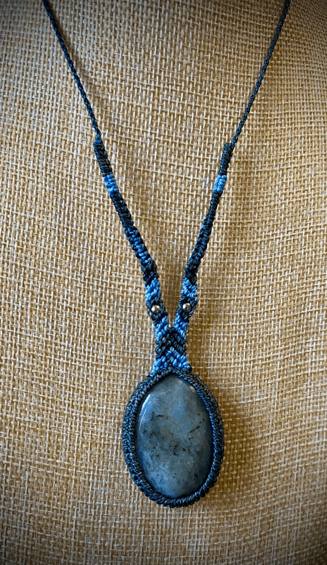Collier ajustable Labradorite 