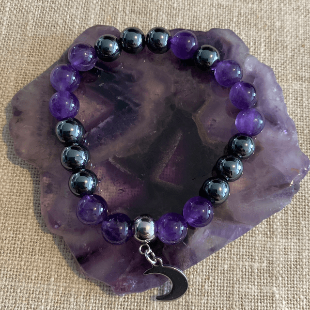 Améthyste et Hématite 