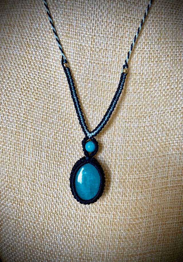Collier ajustable Amazonite