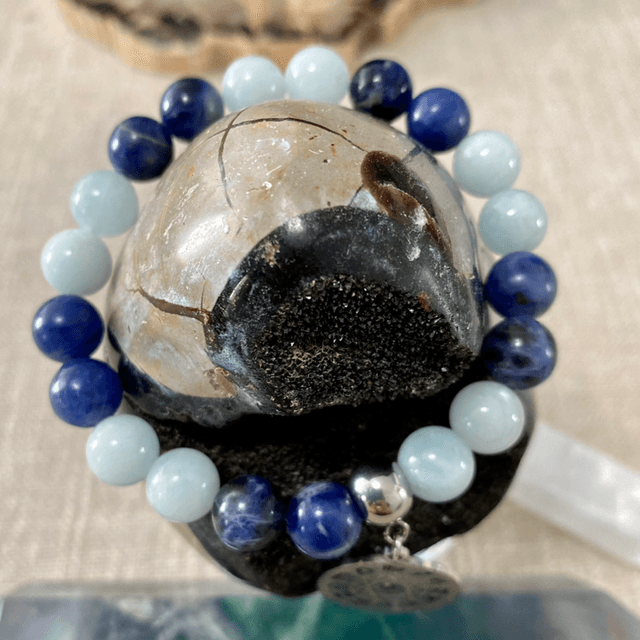 Sodalite et Aigue-Marine 