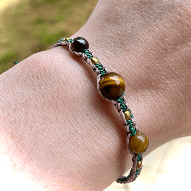 Bracelet réglable Oeil de Tigre