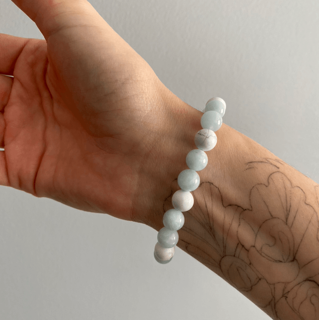 Aigue-Marine et Howlite