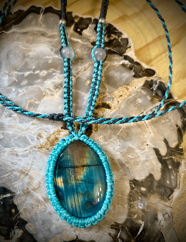 Collier réglable Labradorite