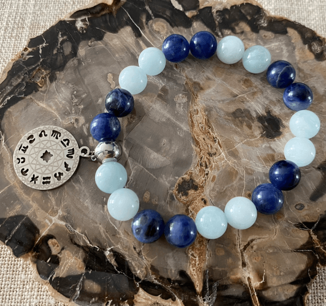Sodalite et Aigue-Marine 