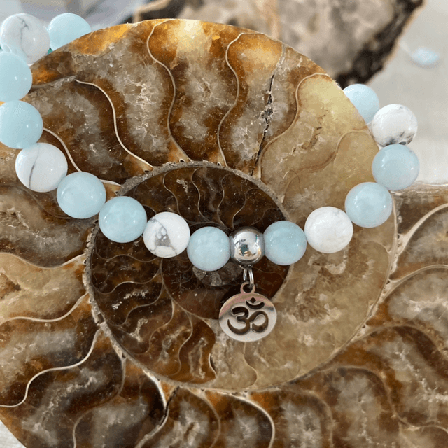 Aigue-Marine et Howlite