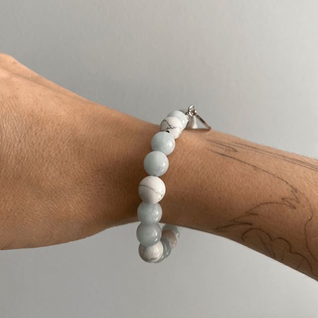 Aigue-Marine et Howlite