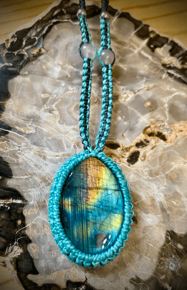 Collier réglable Labradorite