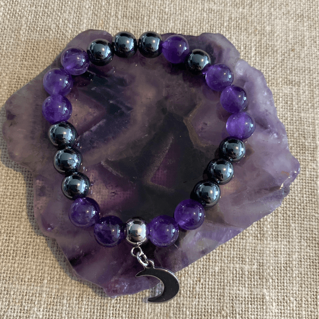 Améthyste et Hématite 
